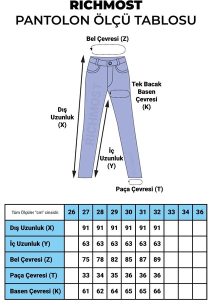 Yüksek Bel Lastikli Cepli Astarsız Kadın Kot Pantolon Jean Koyu Mavi Denim