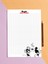 Mickey Minnie Mouse Desenli Kareli Notepad 02 Günlük Planlayıcı Defter To Do List Not Defteri Ajanda 1