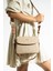 Yeni Sezon Kolon Askılı 4 Bölmeli Vizon Taba Kadın Omuz Çantası 25X15CM PBU2174 2