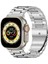 Apple Watch Seri 2 3 4 5 6 7 8 Uyumlu 42 44 45 49 mm Metal Kordon Metalkordon 1