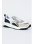 Deri Beyaz Lacivert Sneaker Ayakkabı 2