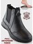 1833 Tam Ortopedik Siyah Hakiki Deri Kadın Bot Ayakkabı Anne Kışlık Deri Bot 1
