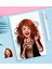 Kişiye Özel Barbie Bebek Karikatürlü Beyaz Defter ve Kalem Hediye Seti-8 1
