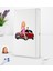 Kişiye Özel Plakalı Kadın Mini Cooper Karikatürlü Beyaz Termo Deri Defter 16X24CM Model 1 1