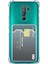 Xiaomi Redmi 9 Kapak Kamera Korumalı Kartlıklı Darbe Emici Özellikli Şeffaf Silikon Kılıf 1