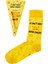 Peynir Desenli Pamuklu Unısex Soket Çorap 2