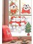 Sevimli Yaramaz Kediler Temalı Yılbaşı Pencere Sticker Seti Çocuk Bebek Odası 1