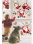 Yılbaşı Sticker Sevimli Noel Baba ve Kar Taneleri Pencere Duvar Süsü 4