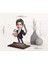 Kişiye Özel Sihirbaz Karikatürlü Ahşap Biblo-1 , Arkadaşa Hediye , Sevgiliye Hediye, Kişiye Özel Biblolar 4
