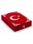 Kadife Kaplı Sandıklı Ay Yıldız Türkiye Özel Tasarım Kuranı Kerim Seti 2