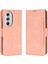 - 1383 Motorola Moto Edge X30 Için Darbeye Dayanıklı Kart Tutuculu Telefon Kılıfı - Pembe (Yurt Dışından) 1