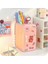 Pembe Kawaii Masa Düzenleyici Buzdolabı Kalemlik Çok Fonksiyonlu Büyük Kapasiteli Masaüstü Kırtasiye Japon Kalem Organizatör (Yurt Dışından) 1
