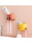 Pembe Duvara Monte Diş Fırçası Tutucu Bardak Tutucu Banyo Seti Diş Fırçası Tutucu Delikli Fincan Depolama Raf Takım Elbise Banyo Aksesuarları (Yurt Dışından) 3