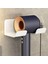 Beyaz Mağaza Saç Kurutma Makinesi Yumruksuz Güçlü Yapışkanlık Düzleştirici Tutucu Banyo Aksesuarları (Yurt Dışından) 2