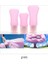 Pembe Seyahat Aksesuarları Kozmetik Konteyner 1 Adet 37/60/89 ml Sabunluk Şampuan Şişesi Taşınabilir Çok Renkli Silikon (Yurt Dışından) 1