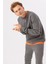Erkek Vibe Oversize Antrasit Sweatshirt 2