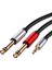 Gitar Mikser Bas Için Çift 6.5mm Adaptör Jakı Ses Kablosu 3.5mm (Yurt Dışından) 1