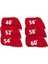 6x Anti Scratching Golf Kulübü Başörtüsü Kılıırmızı I (Yurt Dışından) 1