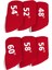 6x Anti Scratching Golf Kulübü Başörtüsü Kılıırmızı I (Yurt Dışından) 2