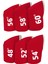 6x Anti Scratching Golf Kulübü Başörtüsü Kılıırmızı I (Yurt Dışından) 4