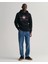 Erkek Siyah Regular Fit Kapüşonlu Logolu Sweatshirt 2047082.5 5