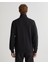 Erkek Siyah Regular Fit Yarım Fermuarlı Logolu Sweatshirt 2523343T.5 2