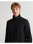 Erkek Siyah Regular Fit Yarım Fermuarlı Logolu Sweatshirt 2523343T.5 4
