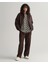 Kadın Bej Relaxed Fit Klasik Yaka Desenli Gömlek 4300248.116 2