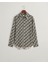 Kadın Bej Relaxed Fit Klasik Yaka Desenli Gömlek 4300248.116 4