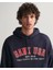 Erkek Lacivert Relaxed Fit Kapüşonlu Logolu Sweatshirt 2007068.433 5