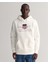 Erkek Krem Regular Fit Kapüşonlu Logolu Sweatshirt 2047082.113 1