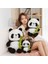 Sevimli Panda Sarılma Bambu Bebek Bebek Huahua Peluş Oyuncak Sarılma Uyuyan Bebek Kız Hediye (Yurt Dışından) 3
