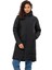 Siyah Kadın Kapüşonlu Mont Deutzer Coat W 1