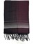 Bordo - Siyah Ekose Desen Erkek Kaşkol K546 2