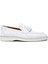 Deri Beyaz Erkek Loafer Ayakkabı - 01958Mbyzc01 1