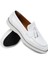 Deri Beyaz Erkek Loafer Ayakkabı - 01958Mbyzc01 3