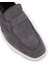 Süet Gri Tokalı Erkek Loafer Ayakkabı - 01959Mgrıc01 5