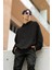 Düz Baskısız Kapüşonlu Sweatshirt, Oversize Basic Baskısız Hoodie 1