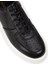 Deri Siyah Erkek Sneaker Ayakkabı - 01965Msyhe01 5