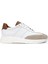 Deri Beyaz Erkek Sneaker Ayakkabı - 01961Mbyzp01 1
