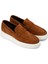 Süet Taba Rengi Erkek Loafer Ayakkabı - 01964Mtbae01 2