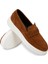 Süet Taba Rengi Erkek Loafer Ayakkabı - 01964Mtbae01 3