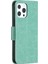 Iphone 13 Pro Telefon Kılıfı Magnicy Pu Deri Cüzdan Stand Baskısı Kelebek Flip Folio Koruyucu Kapak Kayış 6.1 Inç Yeşil (Yurt Dışından) 3