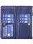 Iphone 13 Mini Telefon Kılıfı Için 5.4 Inç Fermuarı Pocket Rhombus Desen Baskılı Pu Deri Cüzdan Stand Kabuk Mavisi (Yurt Dışından) 4