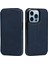 Iphone 13 Pro Telefon Kılıfı Pu Deri+Tpu Manyetik Otomatik Absorbed Stand Kılıfı Kart Tutucu 6.1 Inç-Mavi (Yurt Dışından) 1