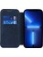 Iphone 13 Pro Telefon Kılıfı Pu Deri+Tpu Manyetik Otomatik Absorbed Stand Kılıfı Kart Tutucu 6.1 Inç-Mavi (Yurt Dışından) 4