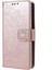 Iphone 13 Pro Telefon Kılıfı Mandala Totem Deseni Baskılı Pu Deri Cüzdan El Strap ile Manyetik Flip Kapak 6.1 Inç-Rose Gold (Yurt Dışından) 2
