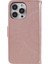 Iphone 13 Pro Telefon Kılıfı Mandala Totem Deseni Baskılı Pu Deri Cüzdan El Strap ile Manyetik Flip Kapak 6.1 Inç-Rose Gold (Yurt Dışından) 3