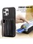 Iphone 13 Pro Telefon Kılıfı Için 6.1 Inç Kickstand Rfıd Engelleme Kart Torbası Kapak Black ile Kickstand Rfıd ile Tpu (Yurt Dışından) 2