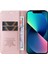 Iphone 13 Mini Telefon Kılıfı Için 5.4 Inç Shock Pu Deri Deri Cüzdan Kılıf Standı Manyetik Kapatma Koruyucu Telefon Kapak Çizgi Altın (Yurt Dışından) 3
